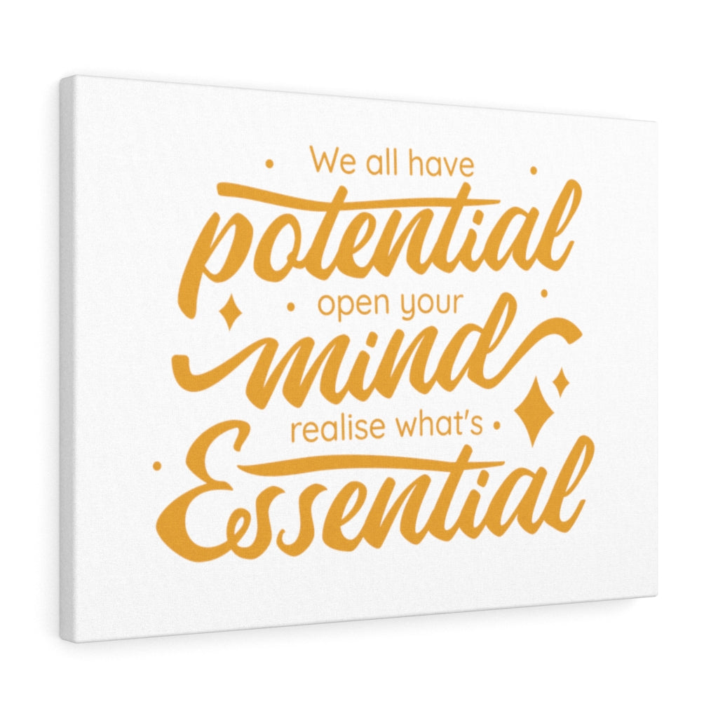 Scripture Walls Inspirational Wall Art We All Have Potential Wall Art Motivational Motto Inspiring Prints Artwork Decor Ready to Hang Unframed-Express Your Love Gifts