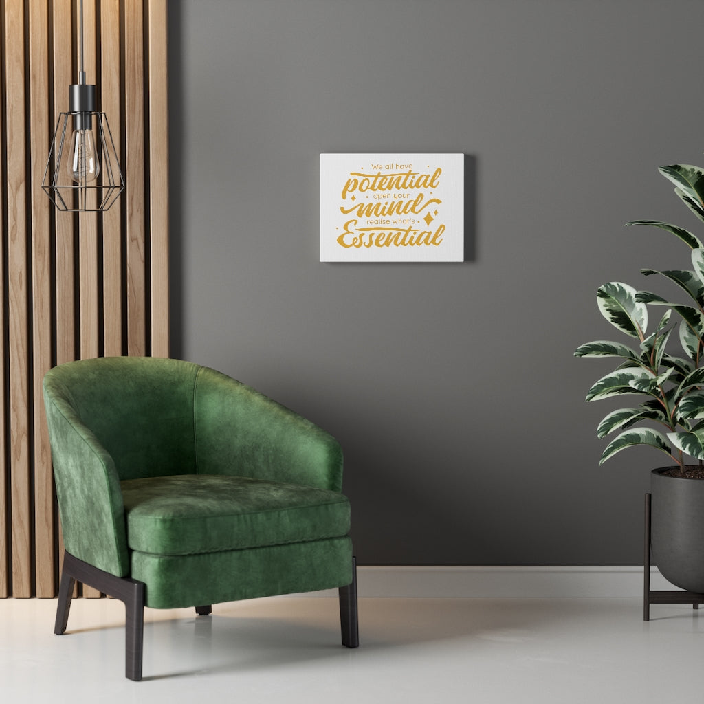 Scripture Walls Inspirational Wall Art We All Have Potential Wall Art Motivational Motto Inspiring Prints Artwork Decor Ready to Hang Unframed-Express Your Love Gifts