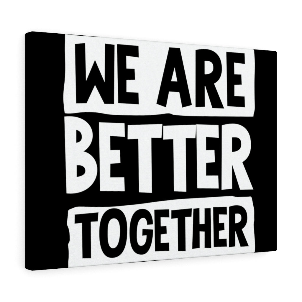 Scripture Walls Inspirational Wall Art We Are Better Together Wall Art Motivation Wall Decor for Home Office Gym Inspiring Success Quote Print Ready to Hang Unframed-Express Your Love Gifts