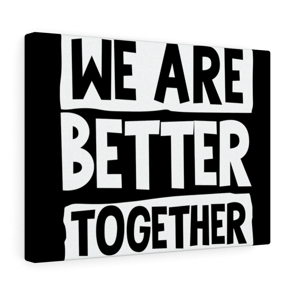 Scripture Walls Inspirational Wall Art We Are Better Together Wall Art Motivation Wall Decor for Home Office Gym Inspiring Success Quote Print Ready to Hang Unframed-Express Your Love Gifts