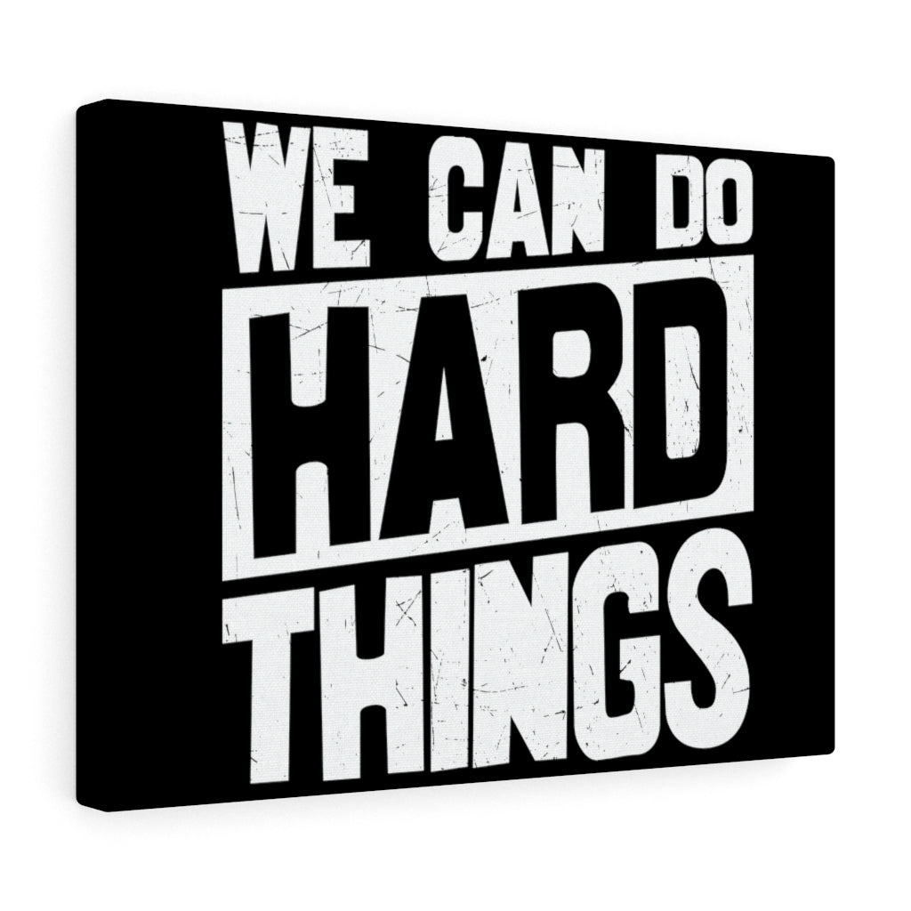 Scripture Walls Inspirational Wall Art We Can Do Hard Things Wall Art Motivation Wall Decor for Home Office Gym Inspiring Success Quote Print Ready to Hang Unframed-Express Your Love Gifts