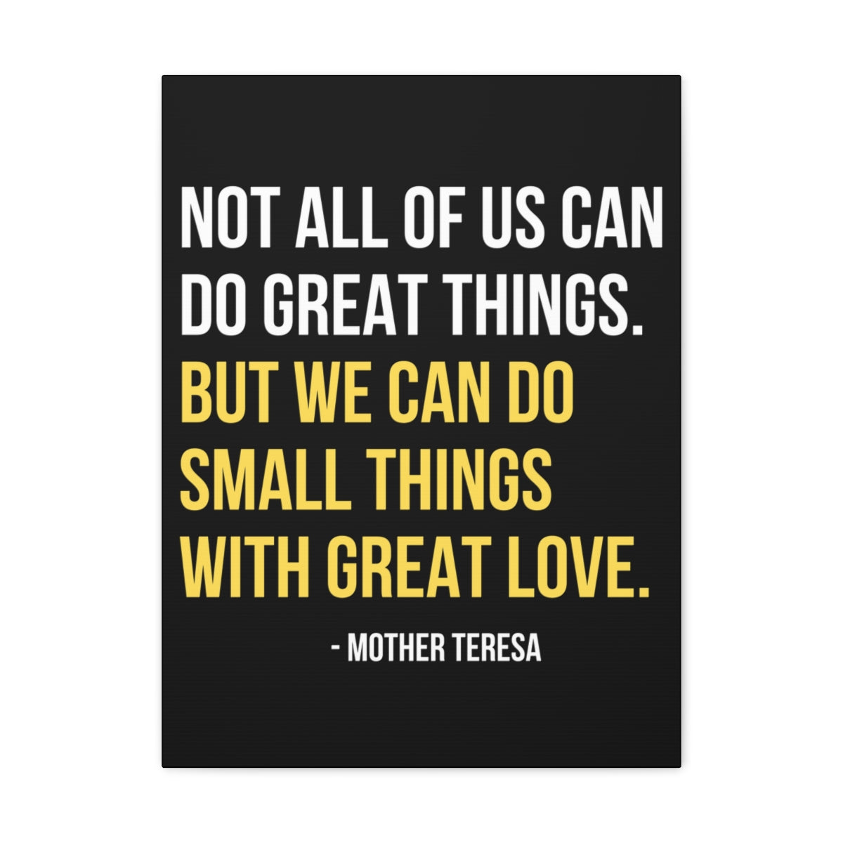 Scripture Walls Inspirational Wall Art We Can Do Small Things Motivation Wall Decor for Home Office Gym Inspiring Success Quote Print Ready to Hang Unframed-Express Your Love Gifts