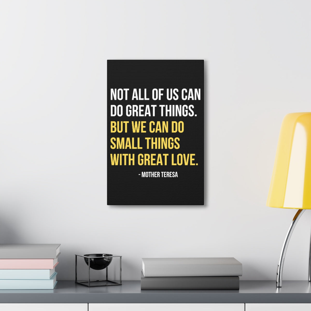Scripture Walls Inspirational Wall Art We Can Do Small Things Motivation Wall Decor for Home Office Gym Inspiring Success Quote Print Ready to Hang Unframed-Express Your Love Gifts