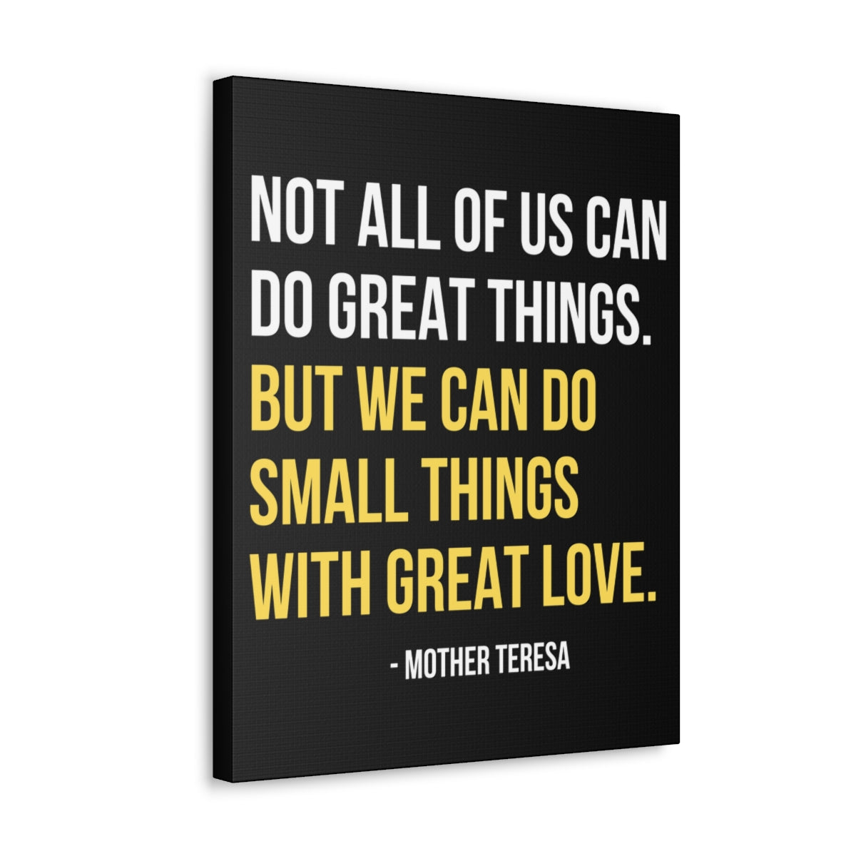 Scripture Walls Inspirational Wall Art We Can Do Small Things Motivation Wall Decor for Home Office Gym Inspiring Success Quote Print Ready to Hang Unframed-Express Your Love Gifts