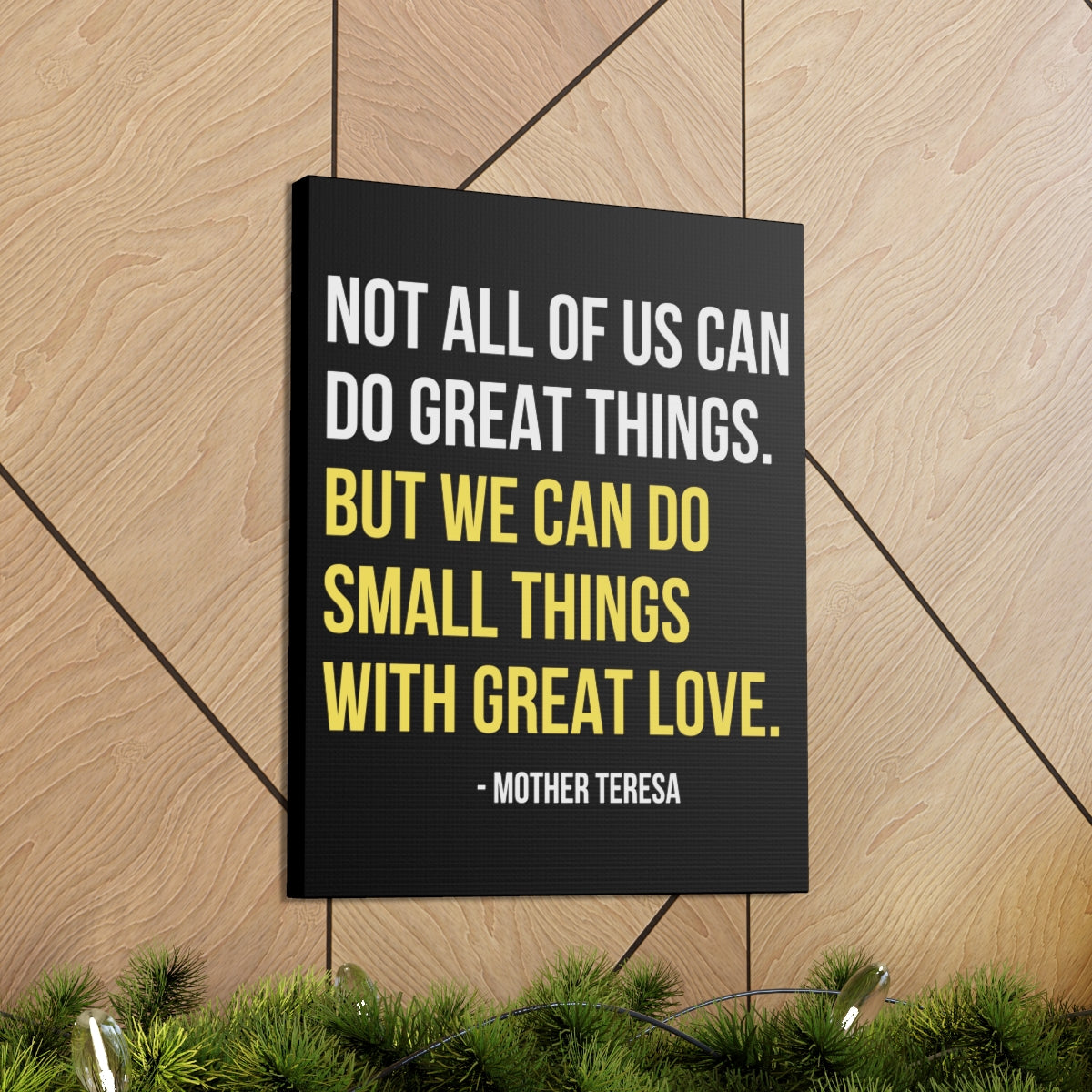 Scripture Walls Inspirational Wall Art We Can Do Small Things Motivation Wall Decor for Home Office Gym Inspiring Success Quote Print Ready to Hang Unframed-Express Your Love Gifts