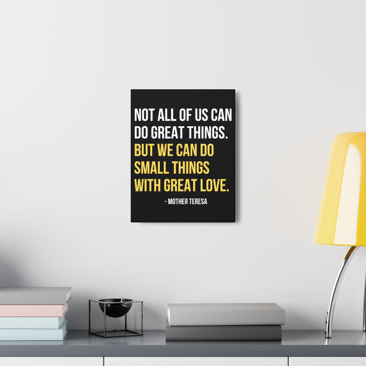 Scripture Walls Inspirational Wall Art We Can Do Small Things Motivation Wall Decor for Home Office Gym Inspiring Success Quote Print Ready to Hang Unframed-Express Your Love Gifts