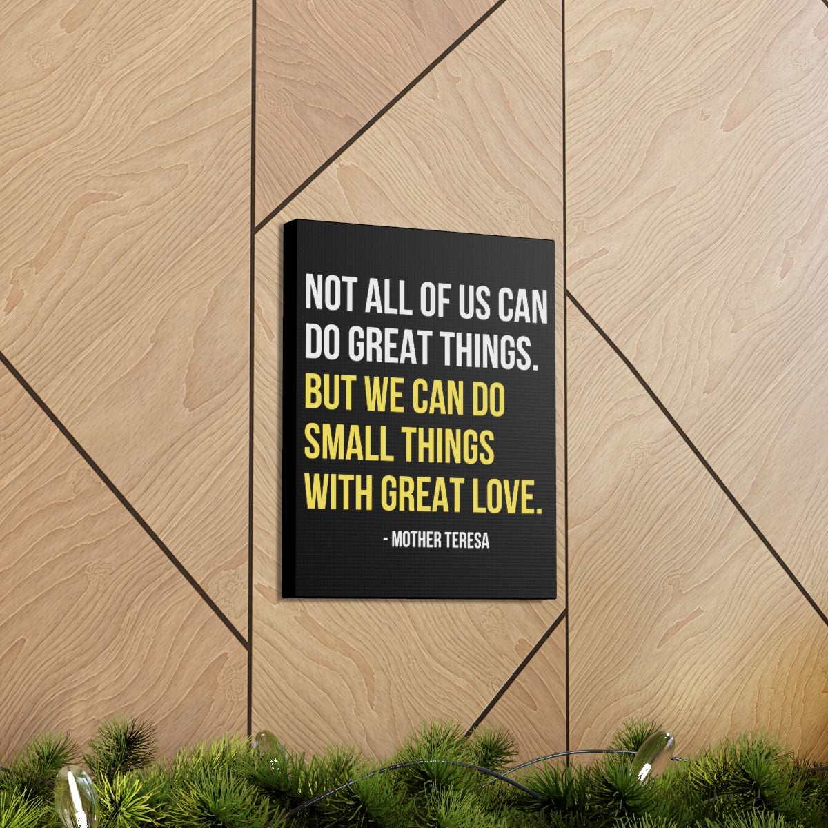 Scripture Walls Inspirational Wall Art We Can Do Small Things Motivation Wall Decor for Home Office Gym Inspiring Success Quote Print Ready to Hang Unframed-Express Your Love Gifts