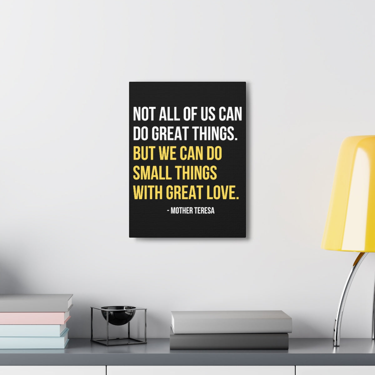 Scripture Walls Inspirational Wall Art We Can Do Small Things Motivation Wall Decor for Home Office Gym Inspiring Success Quote Print Ready to Hang Unframed-Express Your Love Gifts