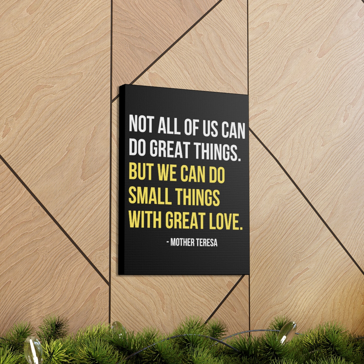 Scripture Walls Inspirational Wall Art We Can Do Small Things Motivation Wall Decor for Home Office Gym Inspiring Success Quote Print Ready to Hang Unframed-Express Your Love Gifts