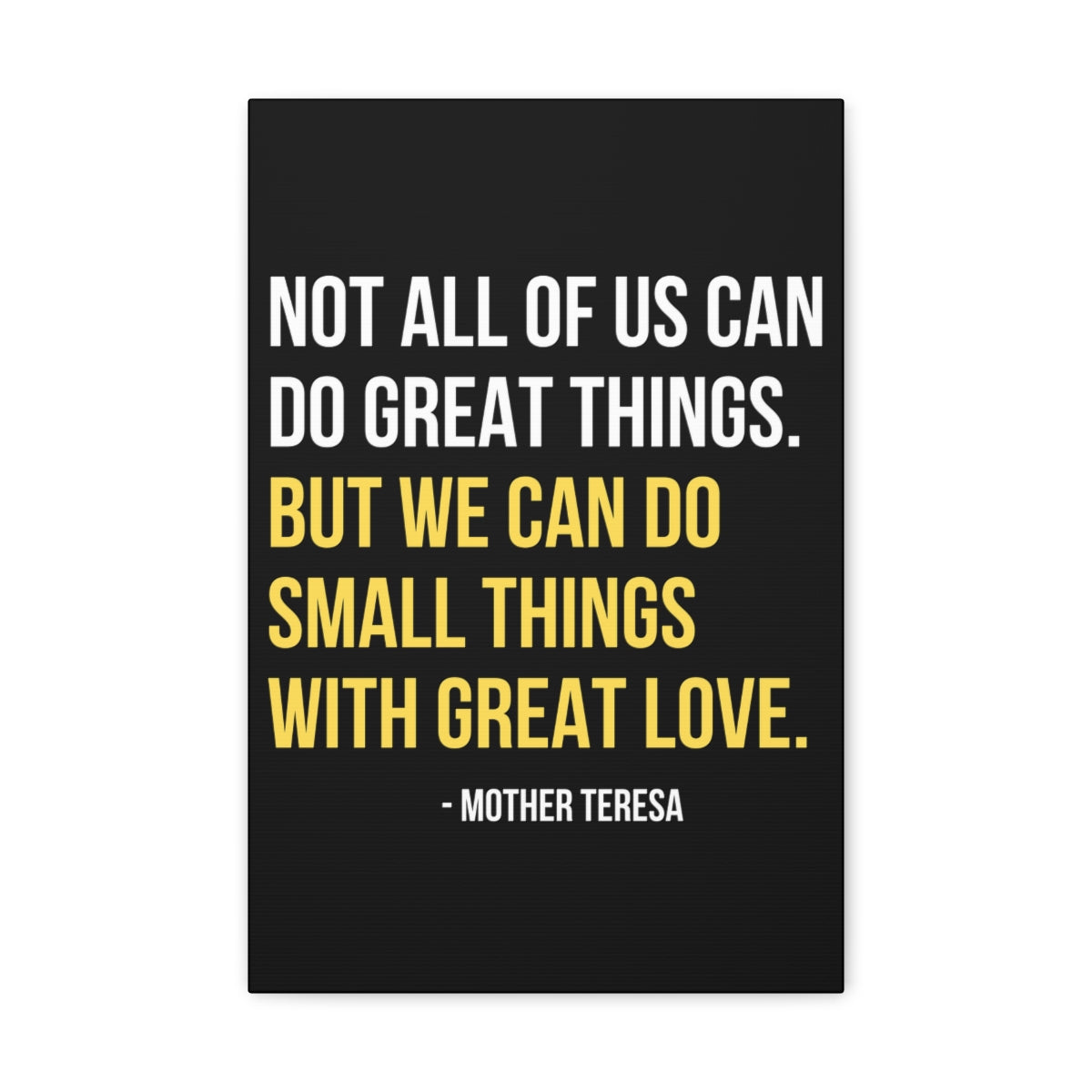 Scripture Walls Inspirational Wall Art We Can Do Small Things Motivation Wall Decor for Home Office Gym Inspiring Success Quote Print Ready to Hang Unframed-Express Your Love Gifts