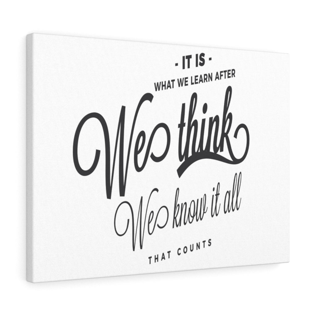 Scripture Walls Inspirational Wall Art We Know It All Wall Art Motivation Wall Decor for Home Office Gym Inspiring Success Quote Print Ready to Hang Unframed-Express Your Love Gifts