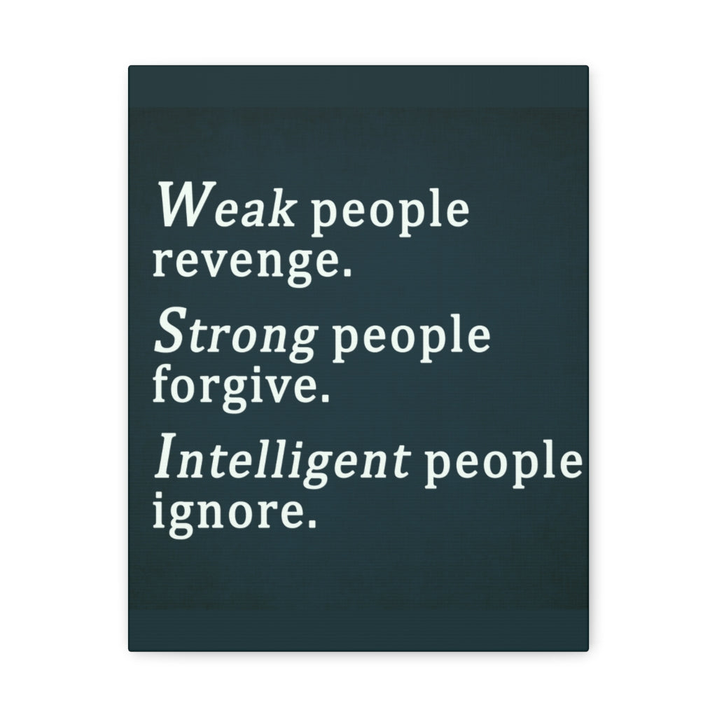 Scripture Walls Inspirational Wall Art Weak People Revenge Motivation Wall Decor for Home Office Gym Inspiring Success Quote Print Ready to Hang Unframed-Express Your Love Gifts