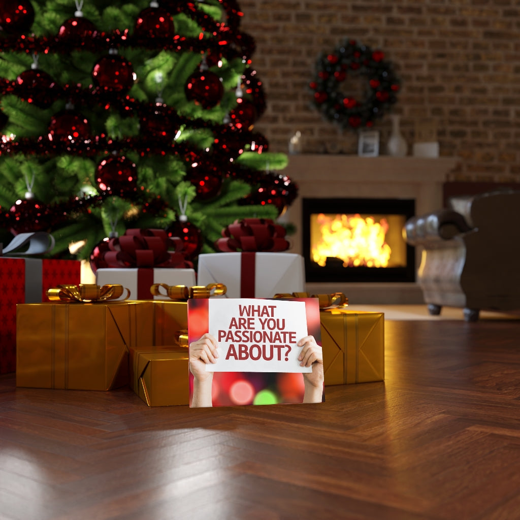 Scripture Walls Inspirational Wall Art What Are You Passionate About Motivational Print Ready to Hang Artwork Unframed-Express Your Love Gifts