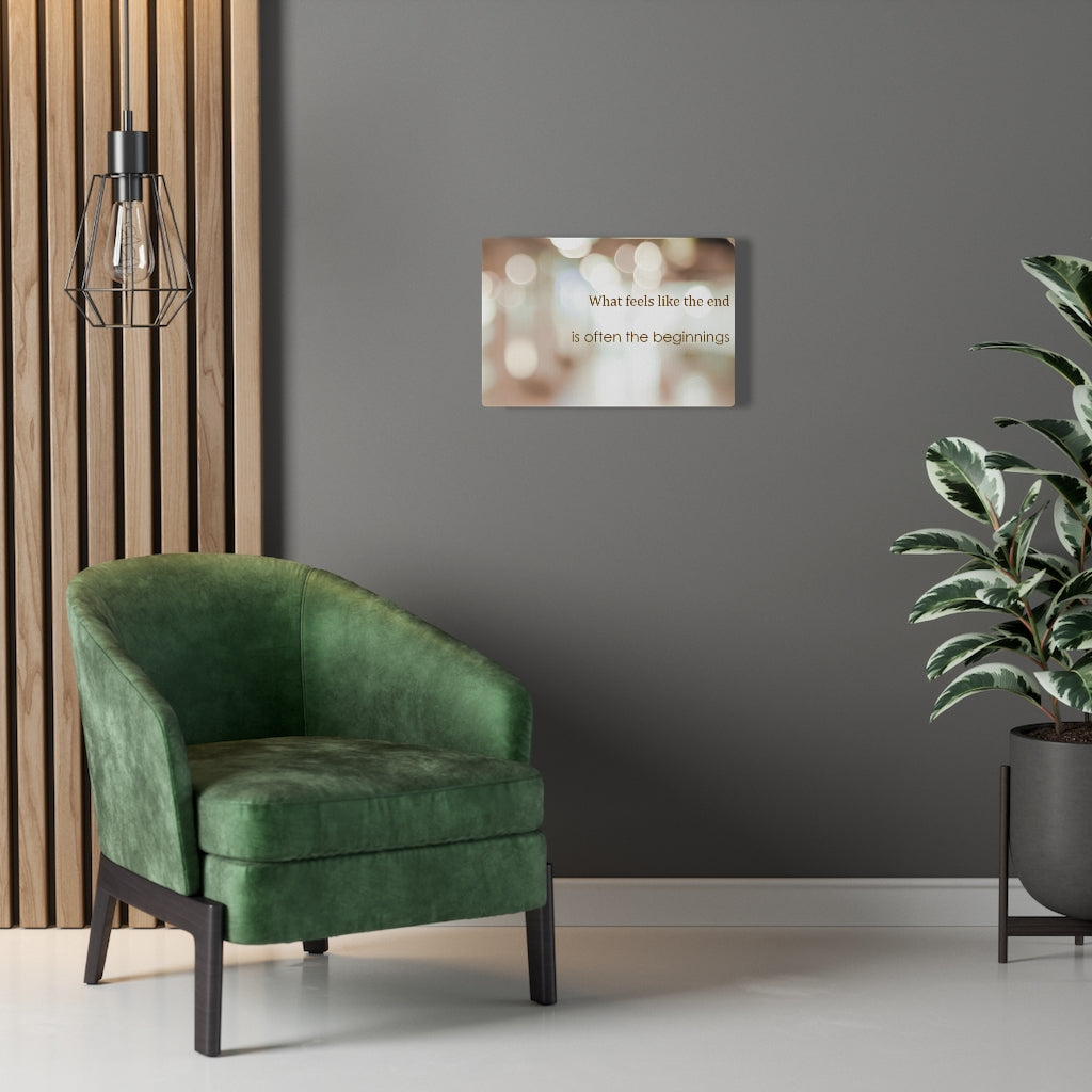 Scripture Walls Inspirational Wall Art What Feels Like The End Motivational Print Ready to Hang Artwork Unframed-Express Your Love Gifts