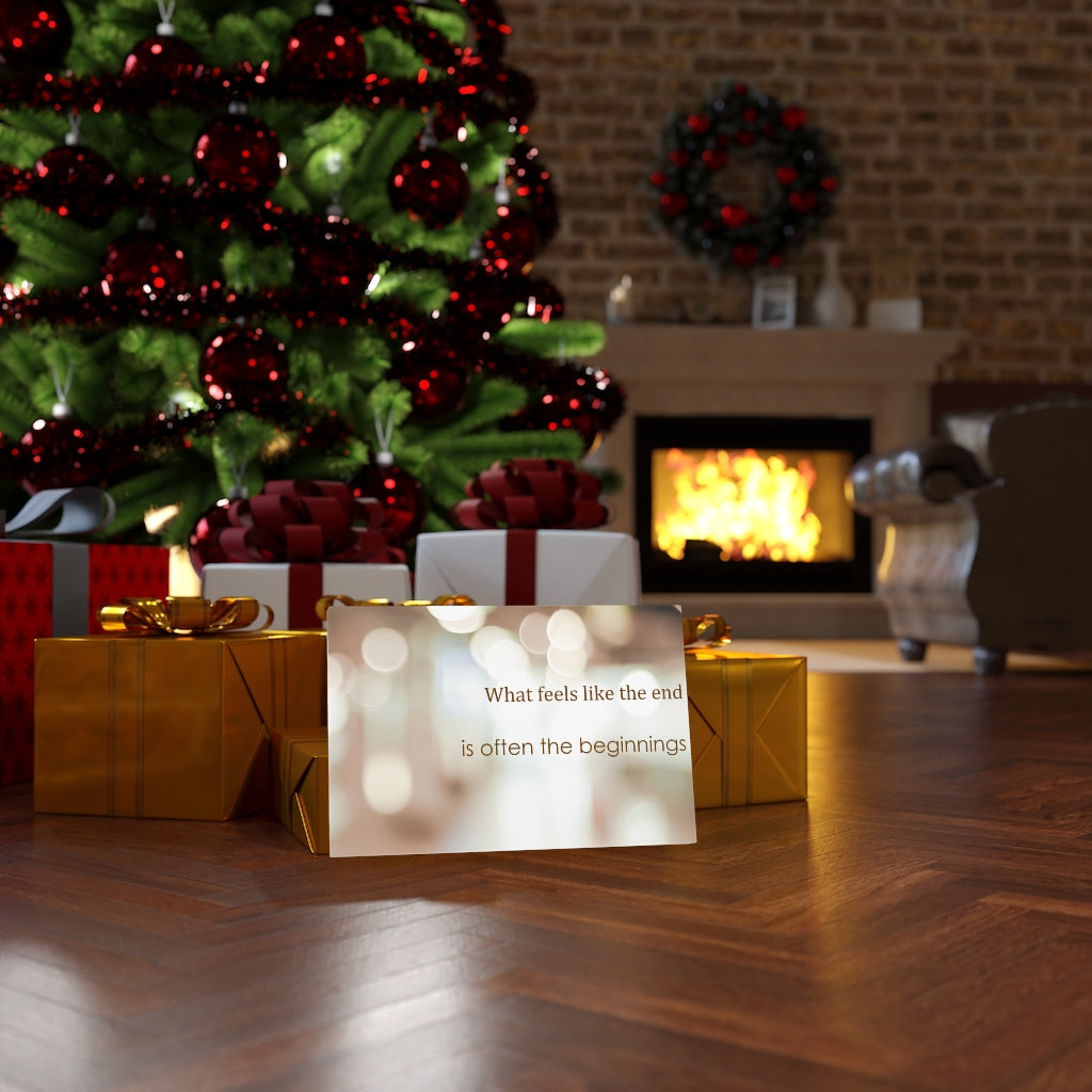 Scripture Walls Inspirational Wall Art What Feels Like The End Motivational Print Ready to Hang Artwork Unframed-Express Your Love Gifts