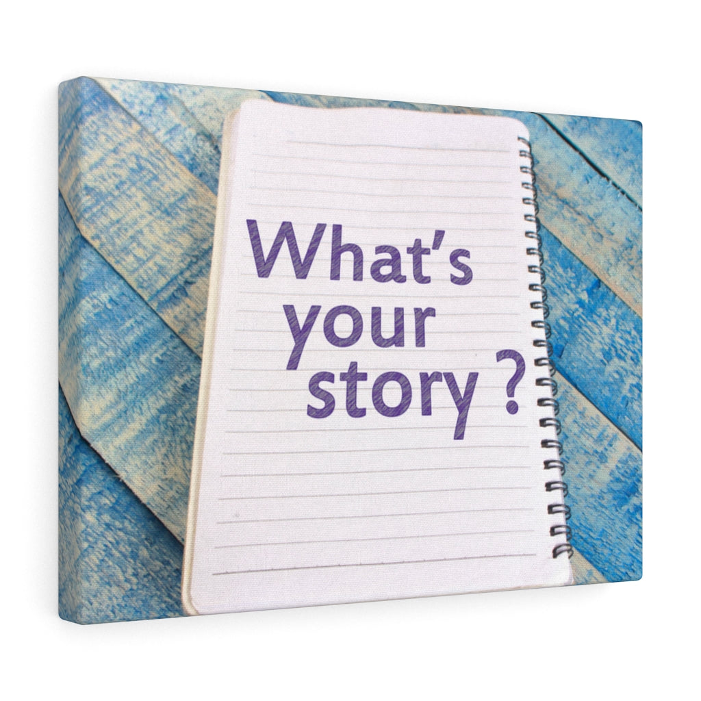 Scripture Walls Inspirational Wall Art What's Your Story Motivational Print Ready to Hang Artwork Unframed-Express Your Love Gifts