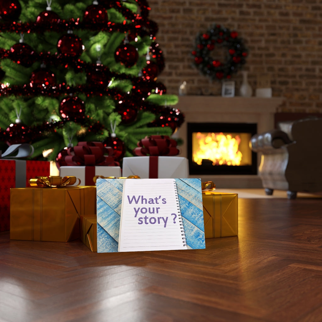 Scripture Walls Inspirational Wall Art What's Your Story Motivational Print Ready to Hang Artwork Unframed-Express Your Love Gifts