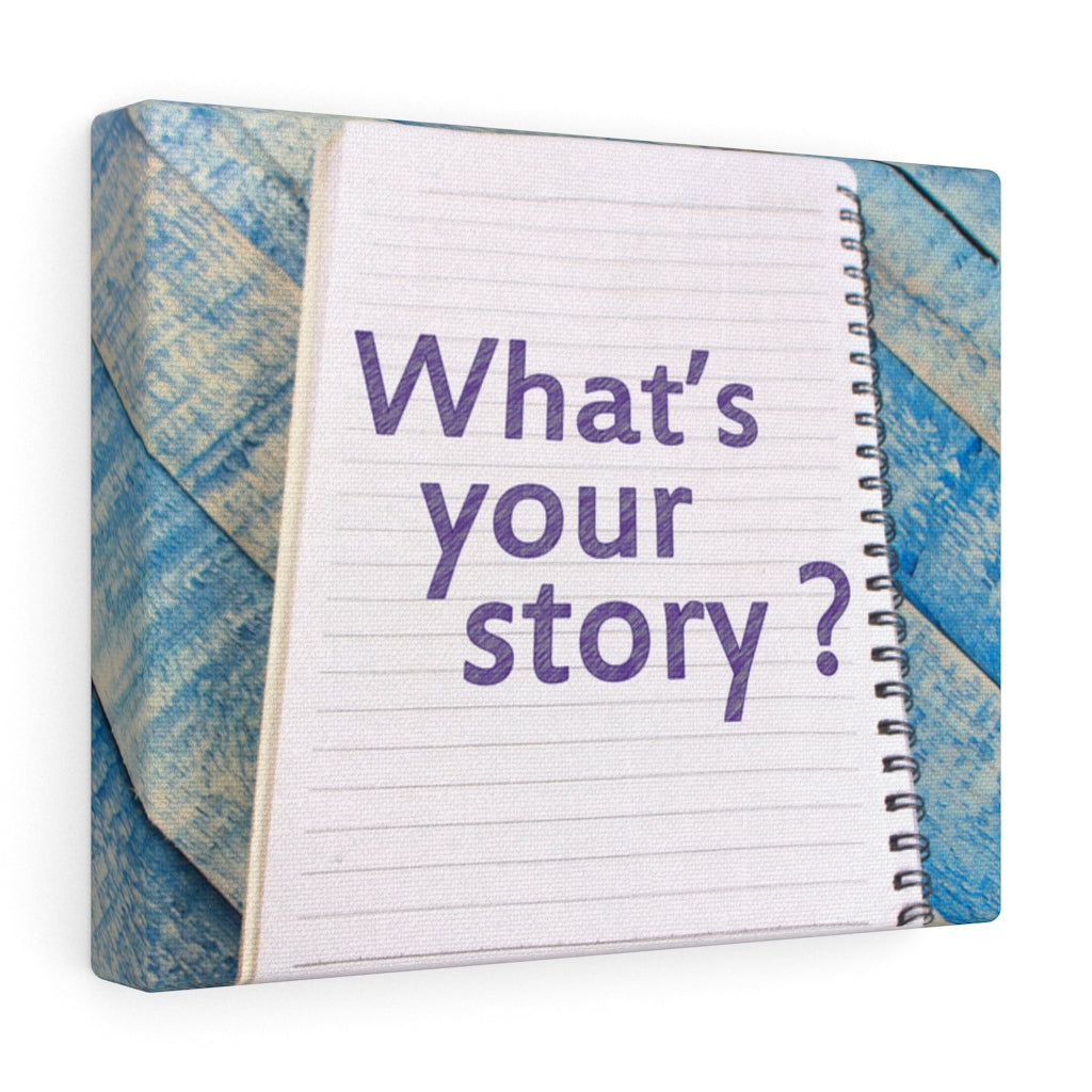 Scripture Walls Inspirational Wall Art What's Your Story Motivational Print Ready to Hang Artwork Unframed-Express Your Love Gifts