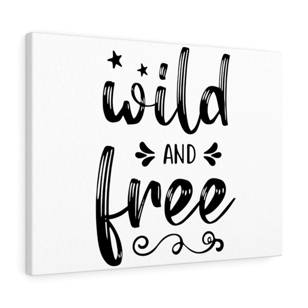Scripture Walls Inspirational Wall Art Wild And Free Stars Wall Art Motivation Wall Decor for Home Office Gym Inspiring Success Quote Print Ready to Hang Unframed-Express Your Love Gifts