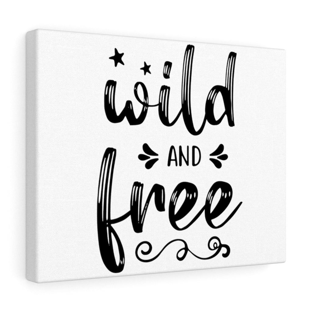 Scripture Walls Inspirational Wall Art Wild And Free Stars Wall Art Motivation Wall Decor for Home Office Gym Inspiring Success Quote Print Ready to Hang Unframed-Express Your Love Gifts