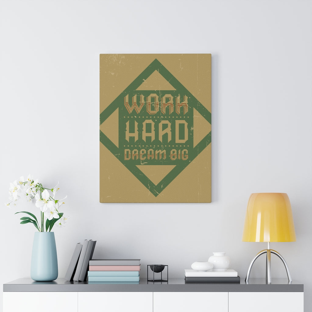 Scripture Walls Inspirational Wall Art Work Hard Dream Big Wall Art Motivational Motto Inspiring Prints Artwork Decor Ready to Hang Unframed-Express Your Love Gifts