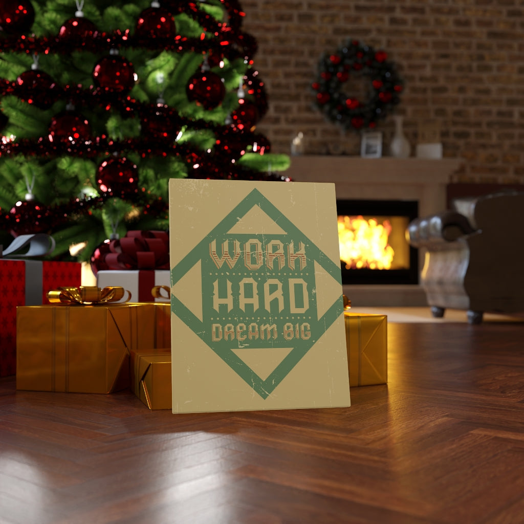 Scripture Walls Inspirational Wall Art Work Hard Dream Big Wall Art Motivational Motto Inspiring Prints Artwork Decor Ready to Hang Unframed-Express Your Love Gifts