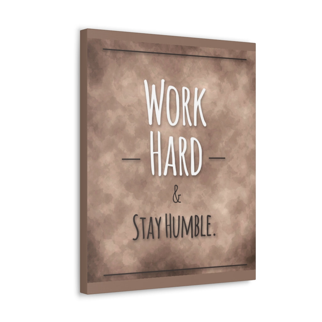 Scripture Walls Inspirational Wall Art Work Hard Stay Humble Motivation Wall Decor for Home Office Gym Inspiring Success Quote Print Ready to Hang Unframed-Express Your Love Gifts