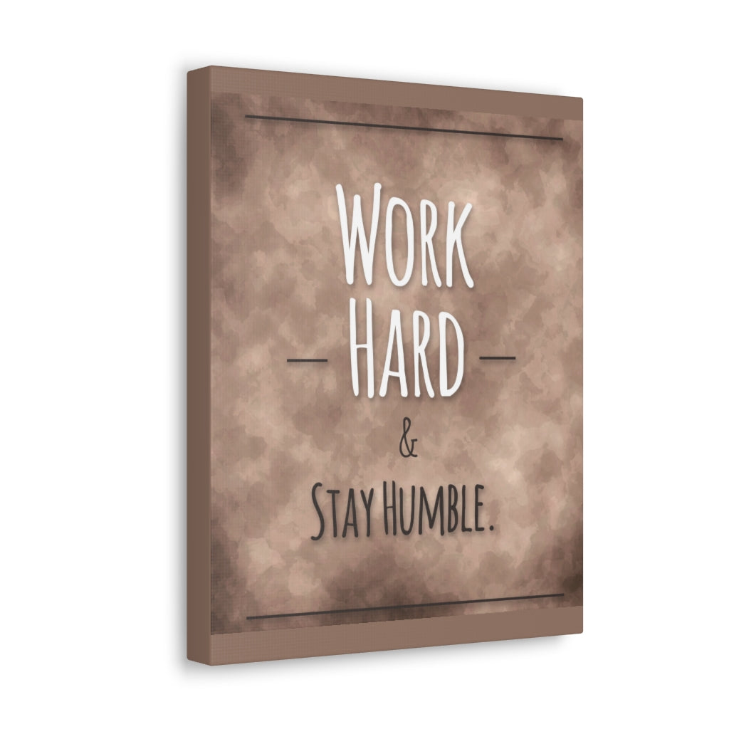 Scripture Walls Inspirational Wall Art Work Hard Stay Humble Motivation Wall Decor for Home Office Gym Inspiring Success Quote Print Ready to Hang Unframed-Express Your Love Gifts