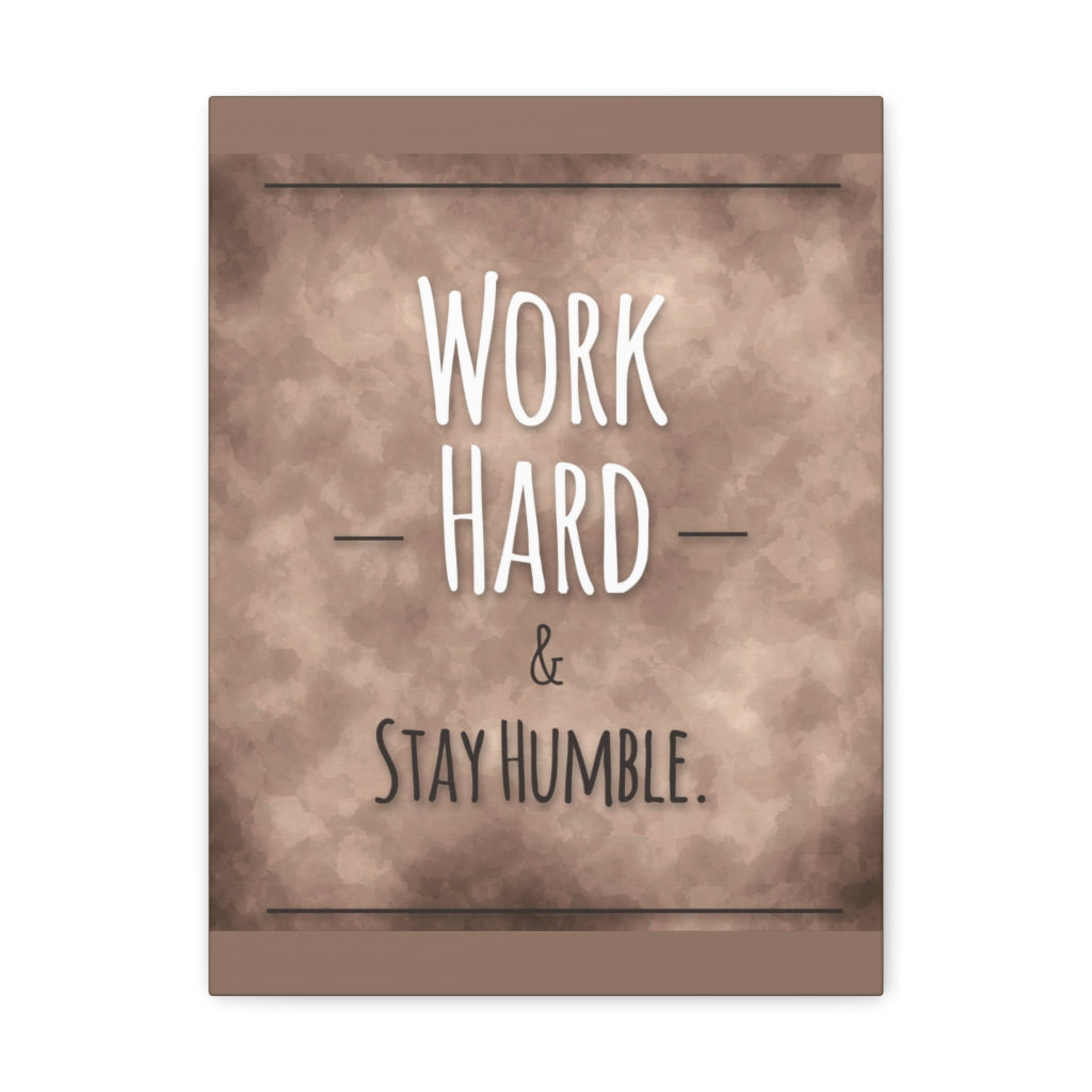 Scripture Walls Inspirational Wall Art Work Hard Stay Humble Motivation Wall Decor for Home Office Gym Inspiring Success Quote Print Ready to Hang Unframed-Express Your Love Gifts