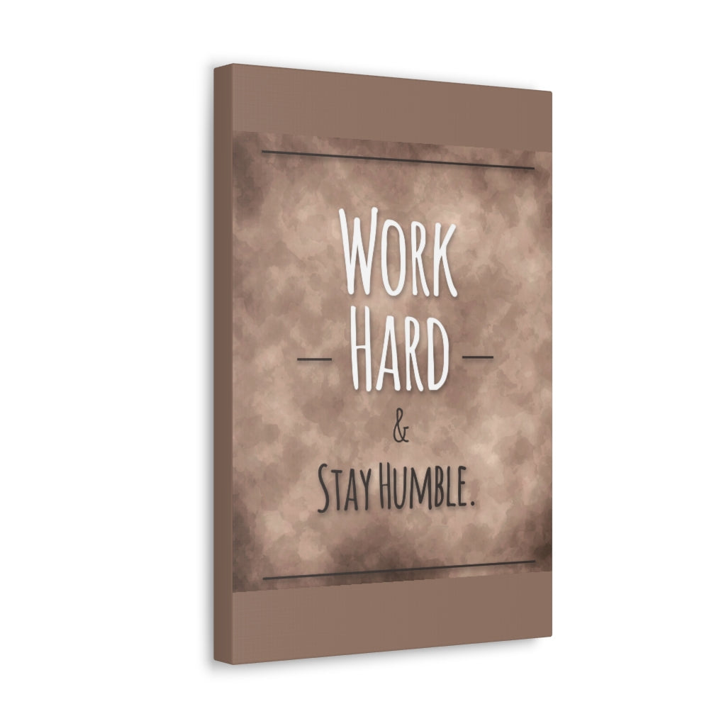 Scripture Walls Inspirational Wall Art Work Hard Stay Humble Motivation Wall Decor for Home Office Gym Inspiring Success Quote Print Ready to Hang Unframed-Express Your Love Gifts