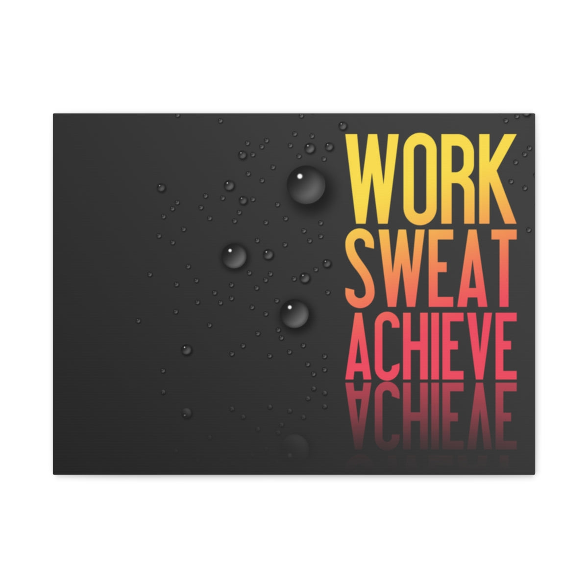 Scripture Walls Inspirational Wall Art Work Sweat Achieve Motivation Wall Decor for Home Office Gym Inspiring Success Quote Print Ready to Hang Unframed-Express Your Love Gifts