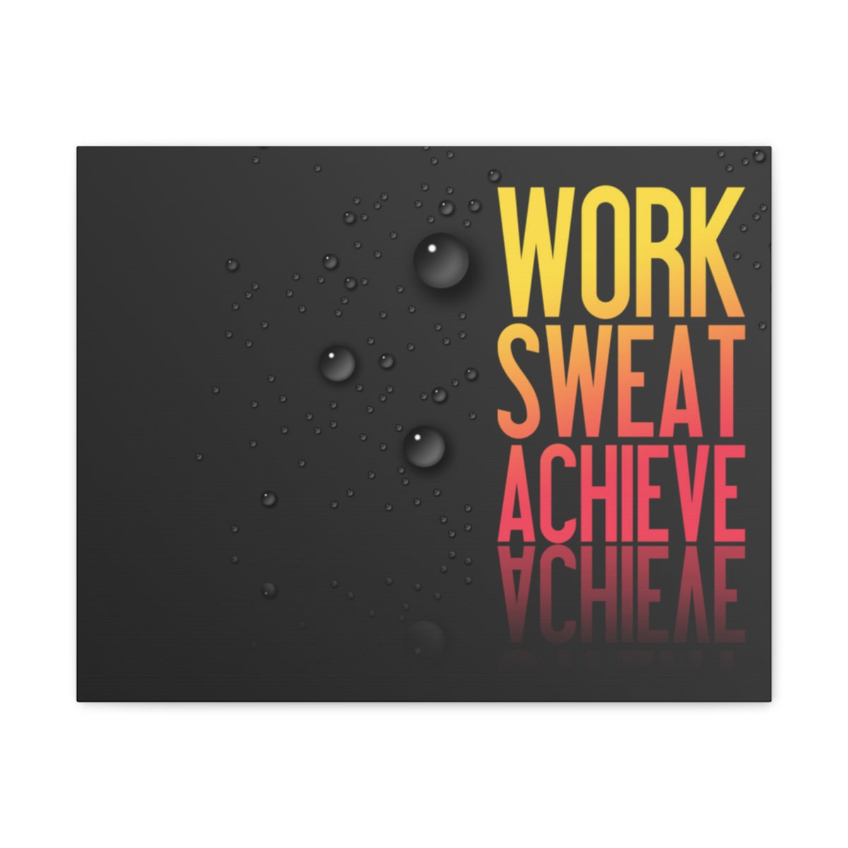 Scripture Walls Inspirational Wall Art Work Sweat Achieve Motivation Wall Decor for Home Office Gym Inspiring Success Quote Print Ready to Hang Unframed-Express Your Love Gifts