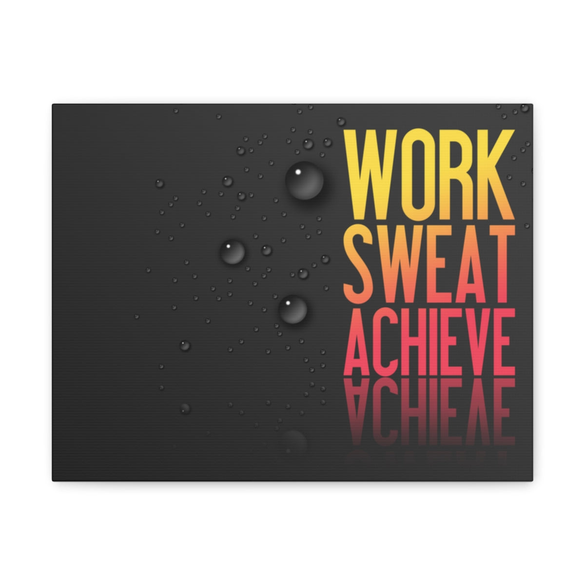 Scripture Walls Inspirational Wall Art Work Sweat Achieve Motivation Wall Decor for Home Office Gym Inspiring Success Quote Print Ready to Hang Unframed-Express Your Love Gifts