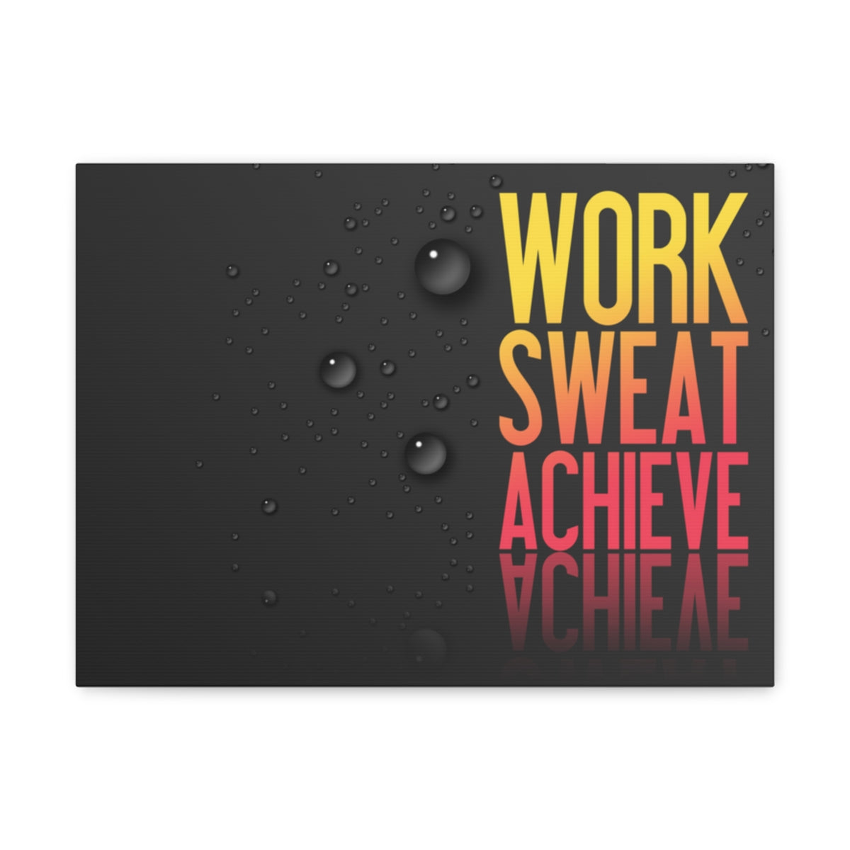 Scripture Walls Inspirational Wall Art Work Sweat Achieve Motivation Wall Decor for Home Office Gym Inspiring Success Quote Print Ready to Hang Unframed-Express Your Love Gifts