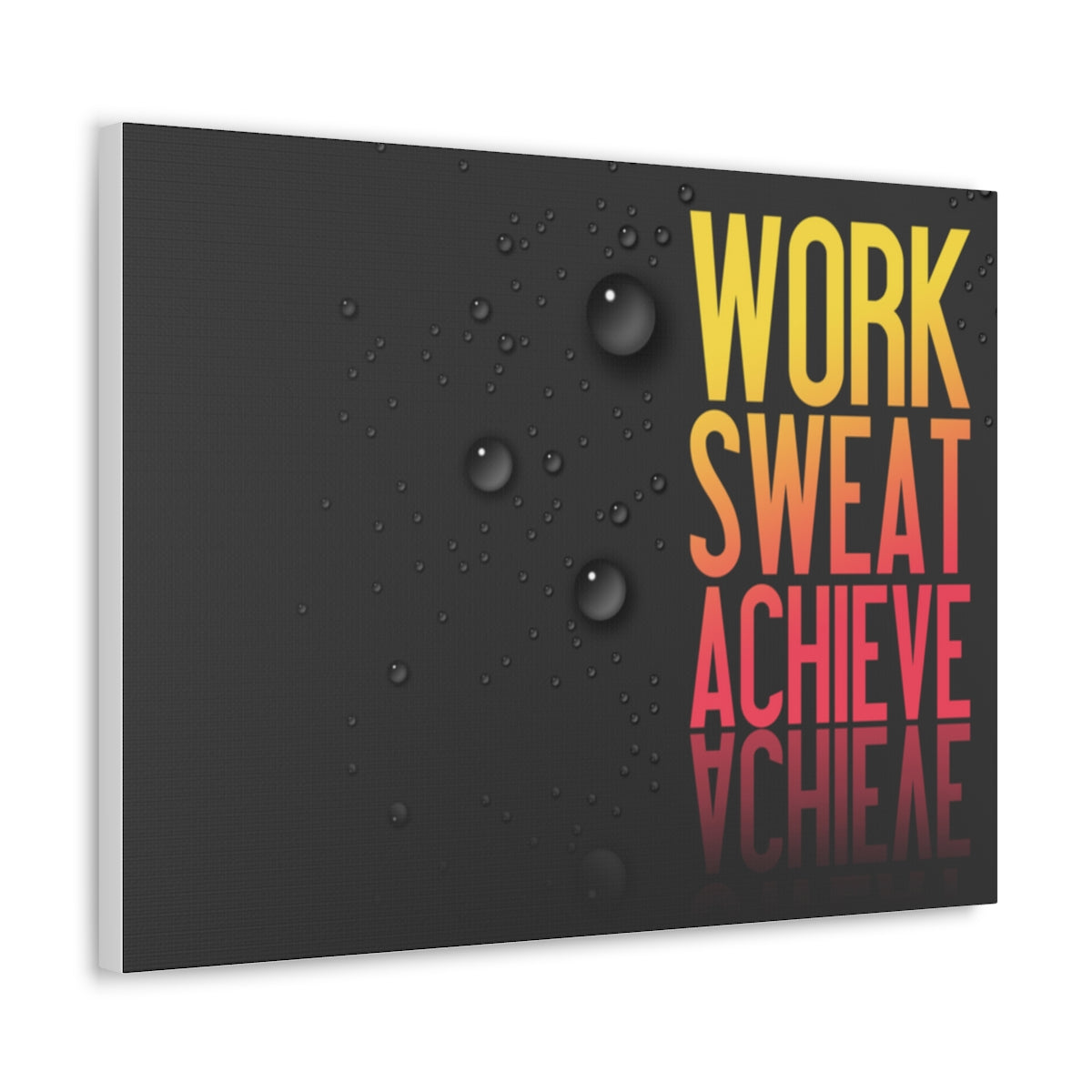 Scripture Walls Inspirational Wall Art Work Sweat Achieve Motivation Wall Decor for Home Office Gym Inspiring Success Quote Print Ready to Hang Unframed-Express Your Love Gifts