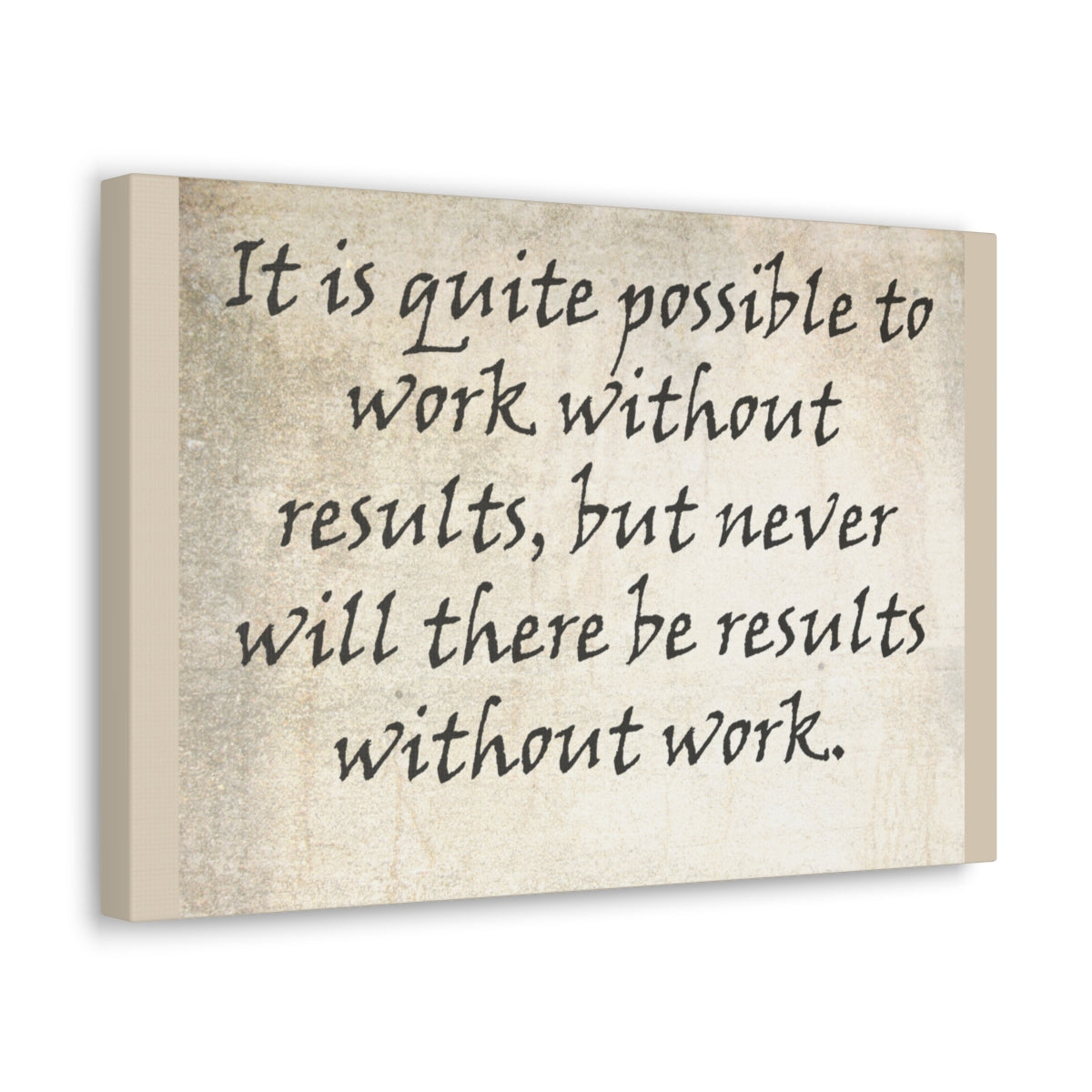 Scripture Walls Inspirational Wall Art Work With Results Motivation Wall Decor for Home Office Gym Inspiring Success Quote Print Ready to Hang Unframed-Express Your Love Gifts