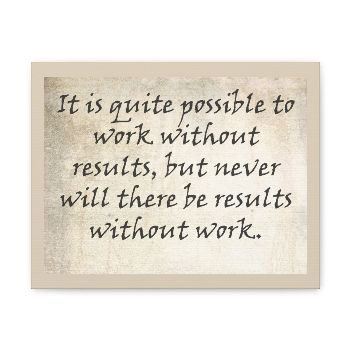 Scripture Walls Inspirational Wall Art Work With Results Motivation Wall Decor for Home Office Gym Inspiring Success Quote Print Ready to Hang Unframed-Express Your Love Gifts