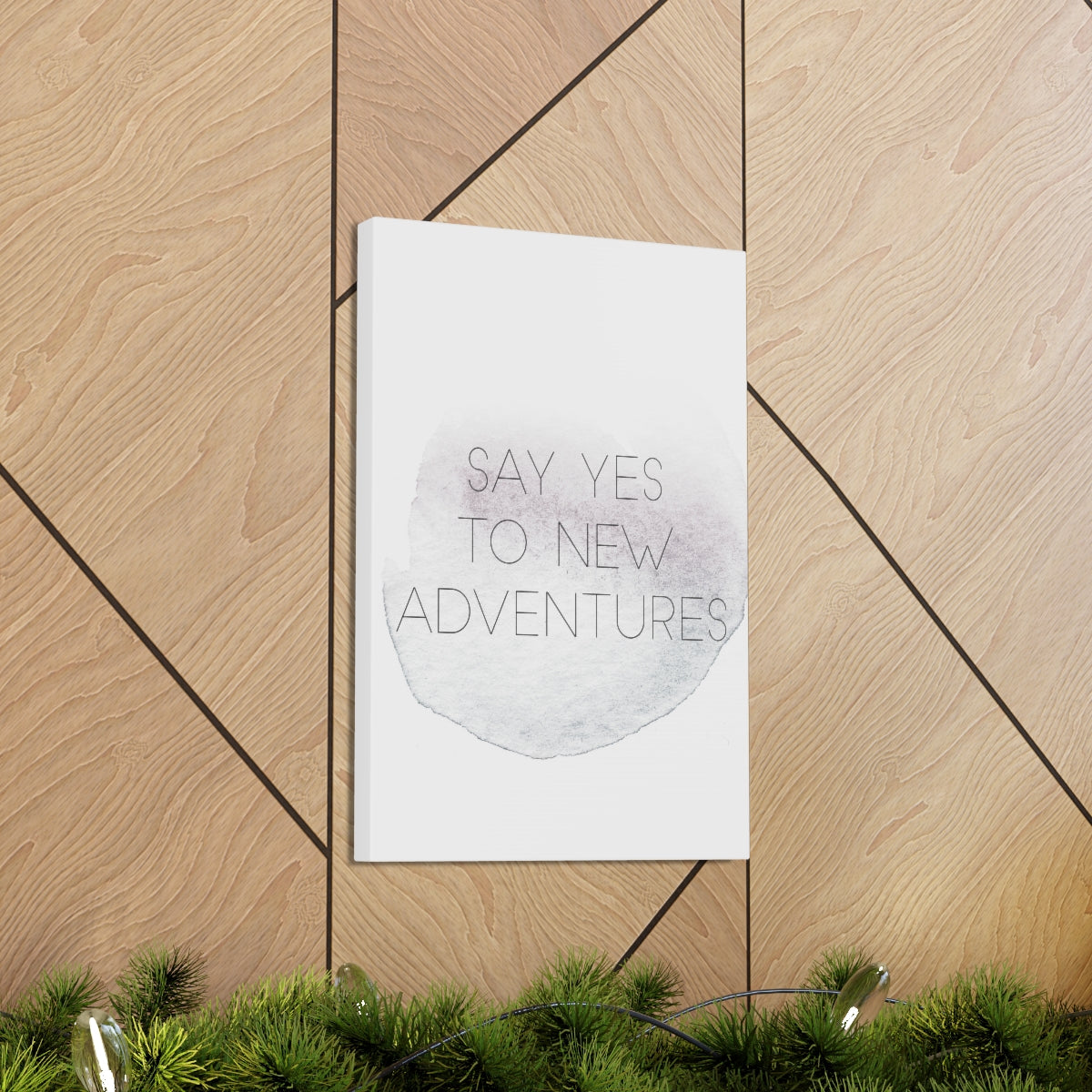 Scripture Walls Inspirational Wall Art Yes To Adventures Motivation Wall Decor for Home Office Gym Inspiring Success Quote Print Ready to Hang Unframed-Express Your Love Gifts