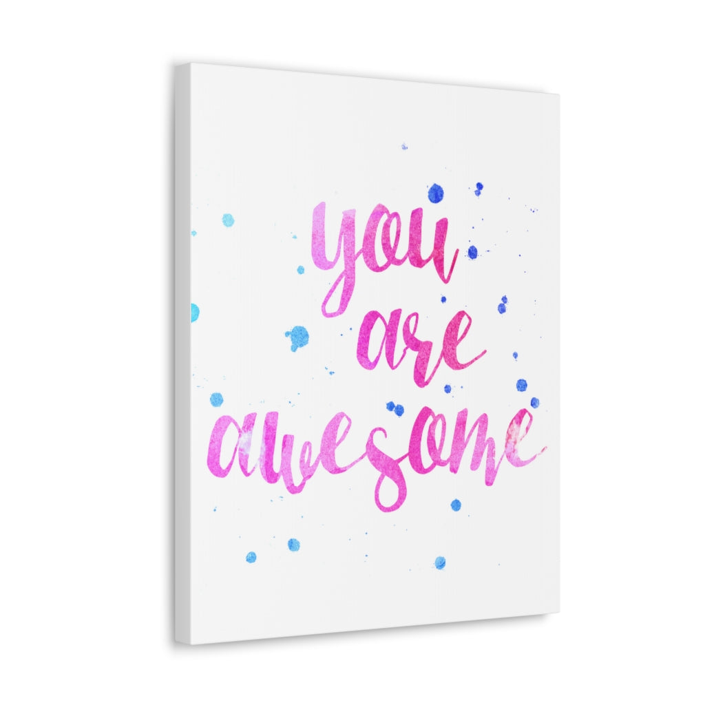 Scripture Walls Inspirational Wall Art You Are Awesome Motivation Wall Decor for Home Office Gym Inspiring Success Quote Print Ready to Hang Unframed-Express Your Love Gifts