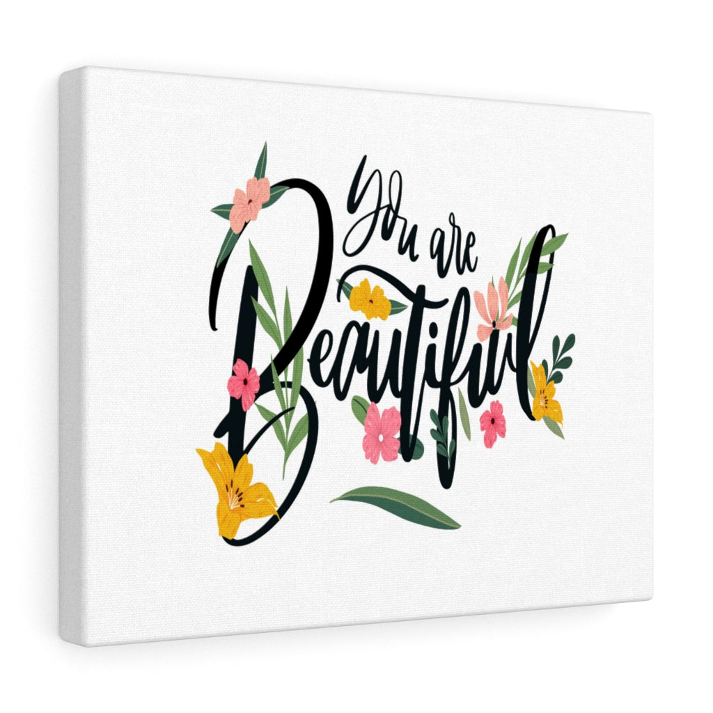 Scripture Walls Inspirational Wall Art You Are Beautiful Wall Art Motivational Motto Inspiring Prints Artwork Decor Ready to Hang Unframed-Express Your Love Gifts