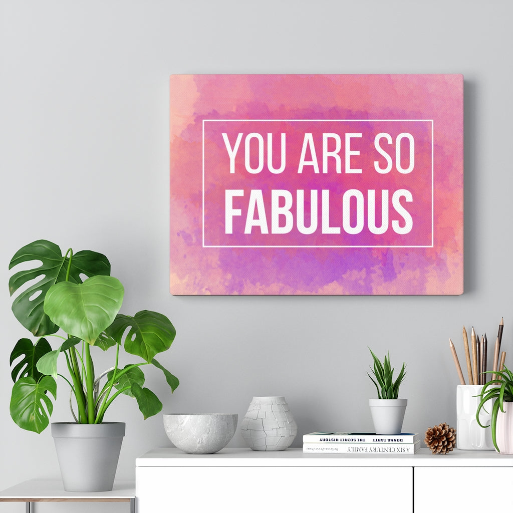 Scripture Walls Inspirational Wall Art You Are Fabulous Wall Art Motivational Motto Inspiring Prints Artwork Decor Ready to Hang Unframed-Express Your Love Gifts