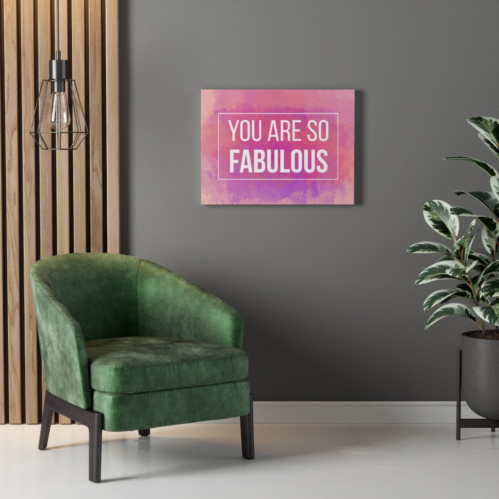 Scripture Walls Inspirational Wall Art You Are Fabulous Wall Art Motivational Motto Inspiring Prints Artwork Decor Ready to Hang Unframed-Express Your Love Gifts
