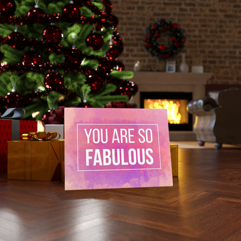 Scripture Walls Inspirational Wall Art You Are Fabulous Wall Art Motivational Motto Inspiring Prints Artwork Decor Ready to Hang Unframed-Express Your Love Gifts