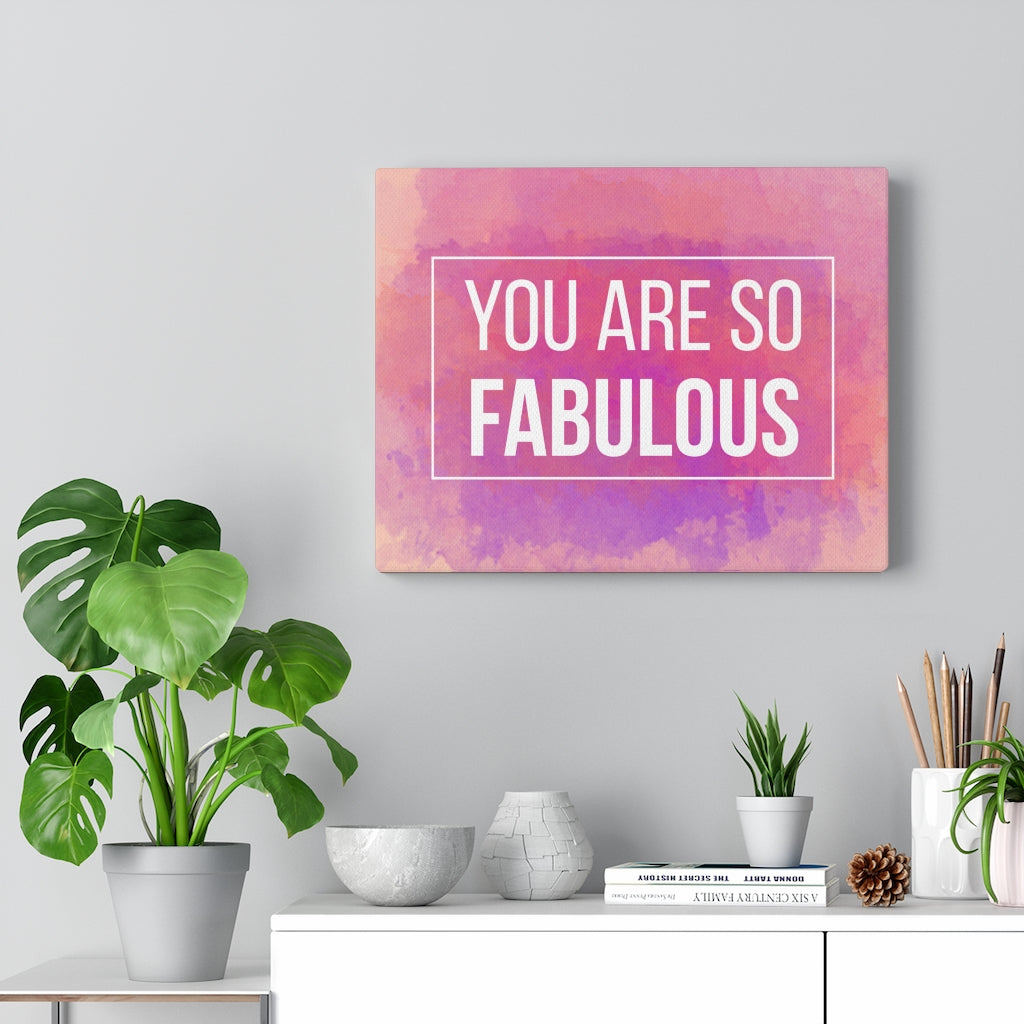 Scripture Walls Inspirational Wall Art You Are Fabulous Wall Art Motivational Motto Inspiring Prints Artwork Decor Ready to Hang Unframed-Express Your Love Gifts
