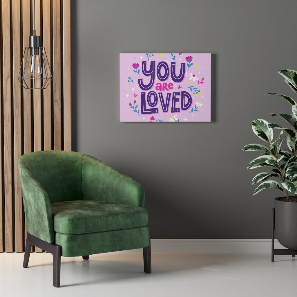 Scripture Walls Inspirational Wall Art You Are Loved Wall Art Motivational Motto Inspiring Prints Artwork Decor Ready to Hang Unframed-Express Your Love Gifts