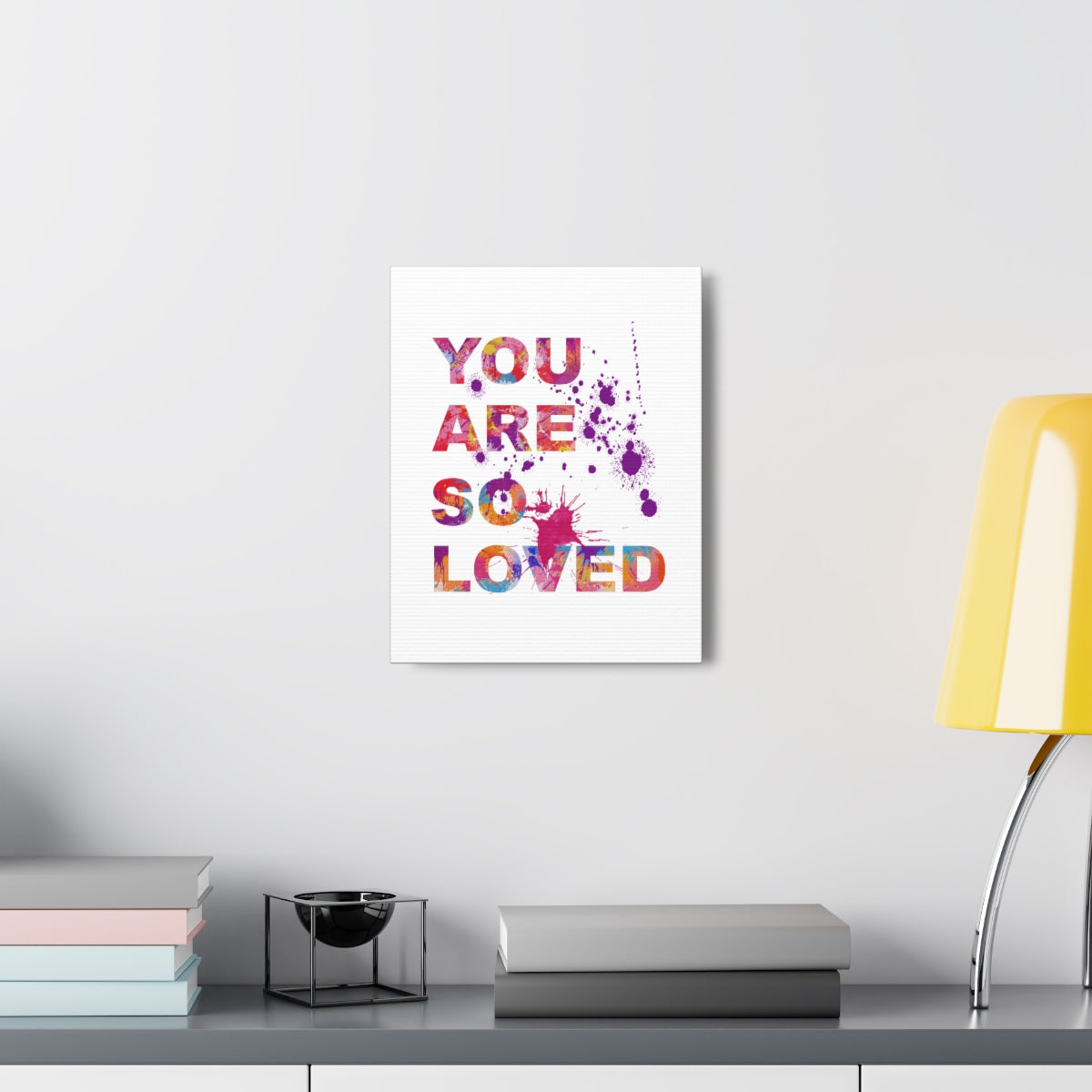 Scripture Walls Inspirational Wall Art You Are So Loved Motivation Wall Decor for Home Office Gym Inspiring Success Quote Print Ready to Hang Unframed-Express Your Love Gifts