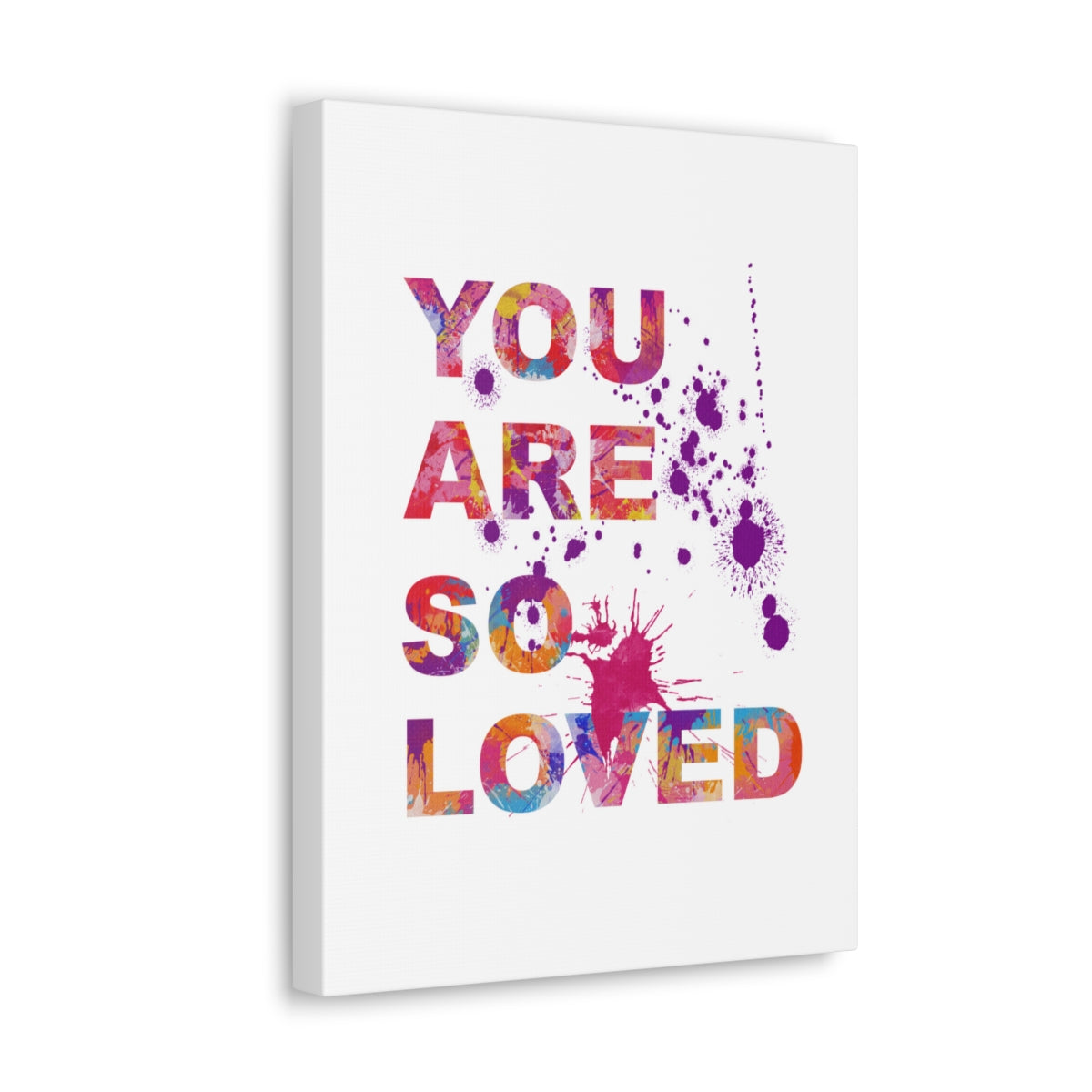 Scripture Walls Inspirational Wall Art You Are So Loved Motivation Wall Decor for Home Office Gym Inspiring Success Quote Print Ready to Hang Unframed-Express Your Love Gifts