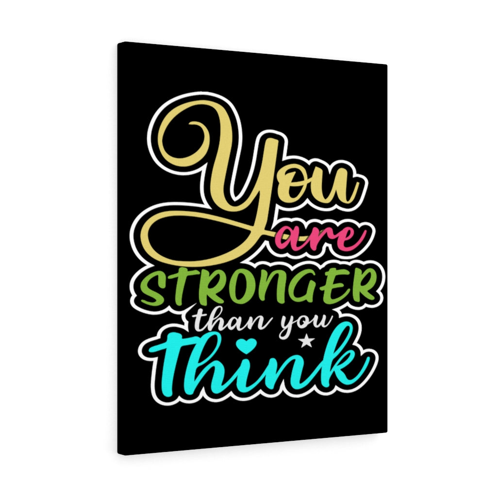 Scripture Walls Inspirational Wall Art You Are Stronger Than You Think Colors Wall Art Motivation Wall Decor for Home Office Gym Inspiring Success Quote Print Ready to Hang Unframed-Express Your Love Gifts