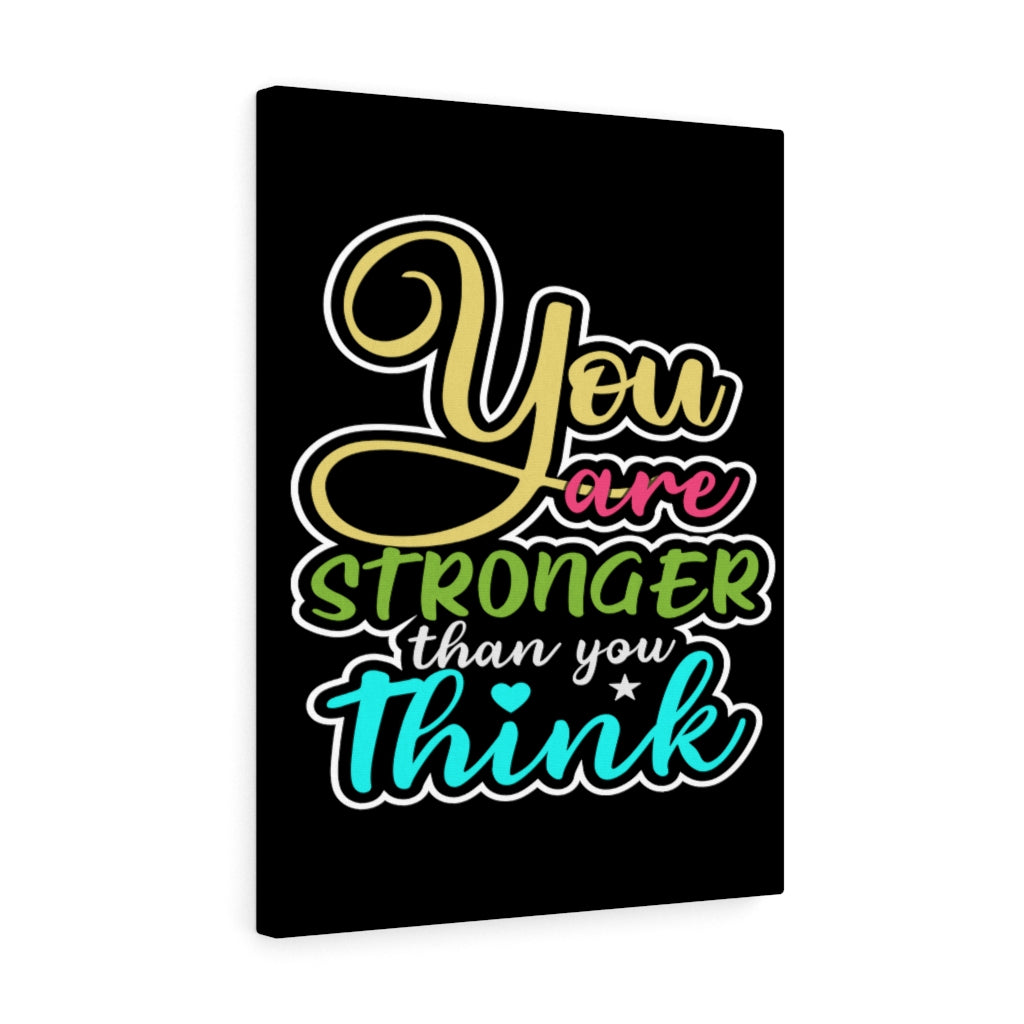 Scripture Walls Inspirational Wall Art You Are Stronger Than You Think Colors Wall Art Motivation Wall Decor for Home Office Gym Inspiring Success Quote Print Ready to Hang Unframed-Express Your Love Gifts
