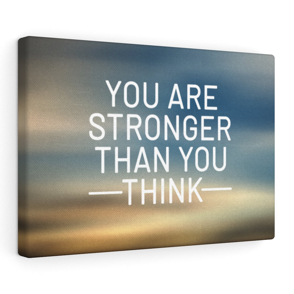 Scripture Walls Inspirational Wall Art You Are Stronger Than You Think Plain Motivational Print Ready to Hang Artwork Unframed-Express Your Love Gifts